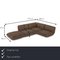 Brown Fabric Sofa from Cor Jalis 2