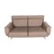 Letto Beige Leather 2-Seater Sofa from Franz Fertig 1