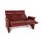 Red Leather 2-Seater Sofa from Marquand 3