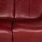 Red Leather 2-Seater Sofa from Marquand 4