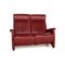 Red Leather 2-Seater Sofa from Marquand 8