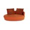 Model 4500 Orange Fabric Sofa from Rolf Benz 1