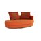 Model 4500 Orange Fabric Sofa from Rolf Benz, Image 6
