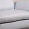 Rossini Blue Leather Sofa from Koinor, Image 4