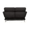 Moule Leather Black 2-Seater Sofa from Brühl & Sippold 9