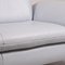 Rossini Blue Leather Sofa Set from Koinor, Set of 2, Image 7