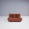 Togo Brown Leather Modular Sofa by Michel Ducaroy for Ligne Roset 6