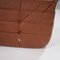 Large Brown Leather 3-Seater Sofa by Michel Ducaroy for Ligne Roset, Image 11