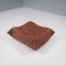 Togo Brown Leather Footstool by Michel Ducaroy for Ligne Roset 2