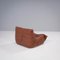 Togo Brown Leather Lounge Chair by Michel Ducaroy for Ligne Roset 4