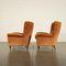 Armchairs in Bergere Velvet, Italy, 1950s, Set of 2, Image 12