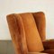 Armchairs in Bergere Velvet, Italy, 1950s, Set of 2, Image 4