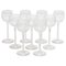 Crystal Clear Wine Glasses from Val Saint Lambert, Set of 9, Image 1