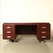 Prominent Dark Red Desk from Oda Ahrend, Immagine 2