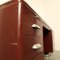 Prominent Dark Red Desk from Oda Ahrend 8