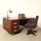 Prominent Dark Red Desk from Oda Ahrend 13
