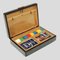 Caja de juegos italiana de madera, años 40, Imagen 2