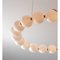 Round Mouth Blown Glass & Pearl Ceiling Light by Ludovic Clément Darmont, Imagen 2