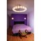 Round Mouth Blown Glass & Pearl Ceiling Light by Ludovic Clément Darmont 4