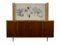 Teak Cabinet with Vinyl Artwork by Akkermans 1