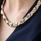 18 Karat Yellow and White Gold Marcello Bicego Necklace, Imagen 8