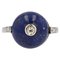 Art Deco Lapis Lazuli Diamonds 18 Karat White Gold Ring, 1930s, Immagine 1