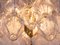 Poliedri Wandleuchten aus Murano Glas & vergoldetem Messing von Carlo Scarpa, 2er Set 6