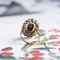 Vintage 8K Gold Ring with Garnets, 1950s 5