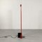 Red Fluorescent Floor Lamp by Gian Nicola Gigante for Zerbetto, 1980s 2