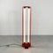 Red Fluorescent Floor Lamp by Gian Nicola Gigante for Zerbetto, 1980s, Image 1