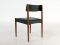 Teak & Green Leatherette Dining Chairs, Set of 4 4