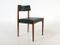 Teak & Green Leatherette Dining Chairs, Set of 4 5