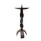 Brutalist Hand Forged Wrought Iron Candle Holder 1