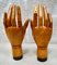 Antique Articulated Wooden Hands, Set of 2 7