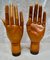 Antique Articulated Wooden Hands, Set of 2 4