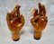 Antique Articulated Wooden Hands, Set of 2 3
