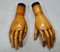 Antique Articulated Wooden Hands, Set of 2 8