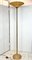 Mid-Century Bamboo-Wooden and Brass Floor Lamp, 1960s, Immagine 4