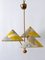 3-Armed Pendant Lamp by Rupert Nikoll, Austria, 1950s 1