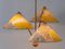 3-Armed Pendant Lamp by Rupert Nikoll, Austria, 1950s, Image 13