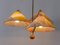 3-Armed Pendant Lamp by Rupert Nikoll, Austria, 1950s, Image 11