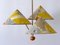 3-Armed Pendant Lamp by Rupert Nikoll, Austria, 1950s, Image 7