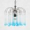 Murano Glass Waterfall Chandeliers by Paolo Venini, 1960s, Set of 3 5
