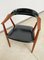 Danish Leather Dining Chair, 1960s, Image 3