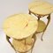 Antique French Brass and Onyx Side Tables, Set of 2 3