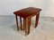 Danish Boat-Shaped Teak Nesting Side Tables, 1960s, Set of 3, Image 10