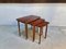 Danish Boat-Shaped Teak Nesting Side Tables, 1960s, Set of 3, Image 13