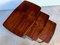 Danish Boat-Shaped Teak Nesting Side Tables, 1960s, Set of 3, Imagen 17