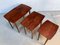 Danish Boat-Shaped Teak Nesting Side Tables, 1960s, Set of 3 18