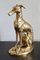 Vintage Brass Statue of Greyhound Dog, France, 1970s, Immagine 2